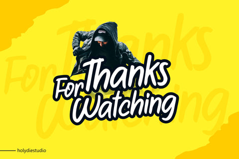 Rutthers Goals Font Holydie Studio 