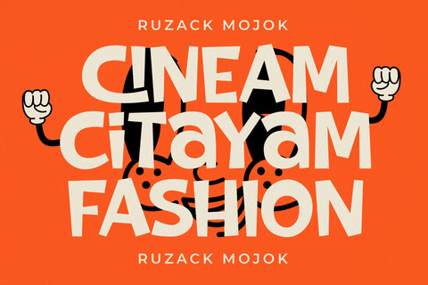 RUZACK MOJOK Typeface Font Storytype Studio 