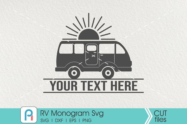 Rv Svg, Rv Monogram Svg, Recreational Vehicle Svg, Rv Dxf SVG Pinoyart Kreatib 