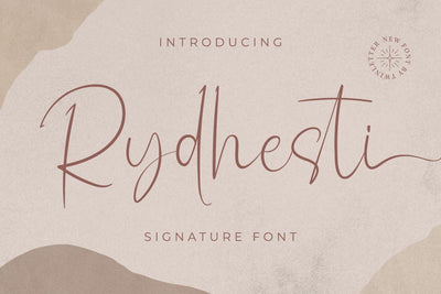 Rydhesti Font twinletter 