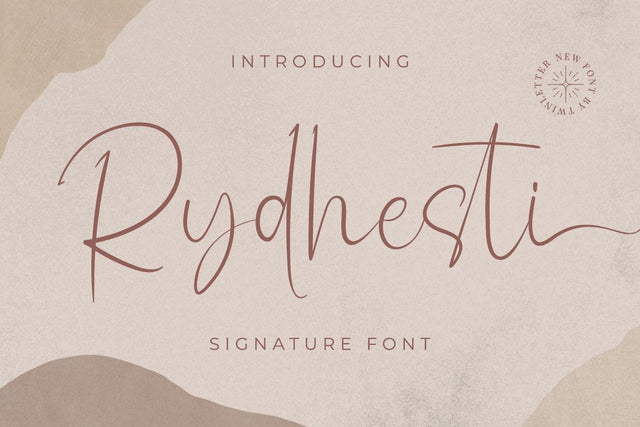 Rydhesti Font twinletter 