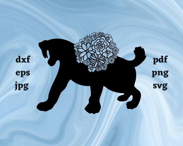 Sabretooth Tiger Mandala SVG Cut File SVG Northern Light SVG 