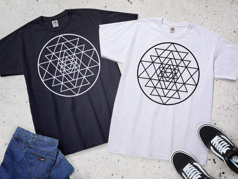 Sacred Geometry svg, Sri Yantra, flower of life, torus, boho svg, yoga svg, dxf files for plasma, cnc files for wood, glowforge files, vegan SVG CutLeafSvg 