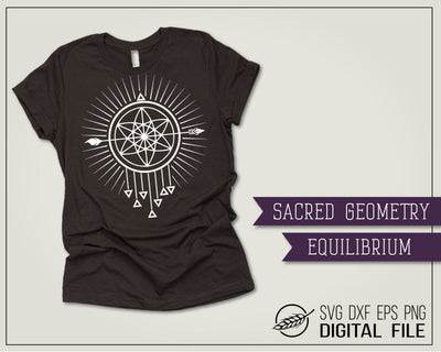 Sacred geometry vector Equilibrium SVG Boertiek 