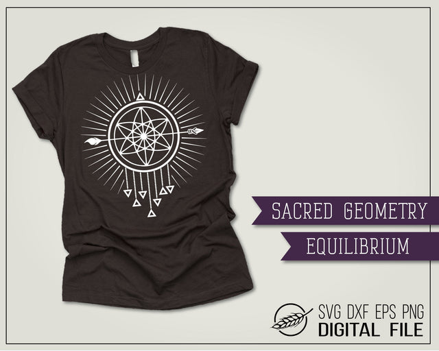 Sacred geometry vector Equilibrium SVG Boertiek 