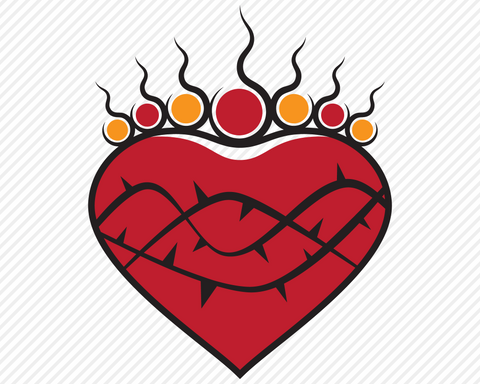 Sacred & Immaculate Heart Bundle | Religious SVG SVG Texas Southern Cuts 