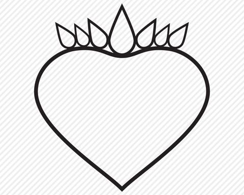 Sacred & Immaculate Heart Bundle | Religious SVG SVG Texas Southern Cuts 