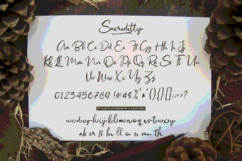 Sacreditty Font Garisman Studio 