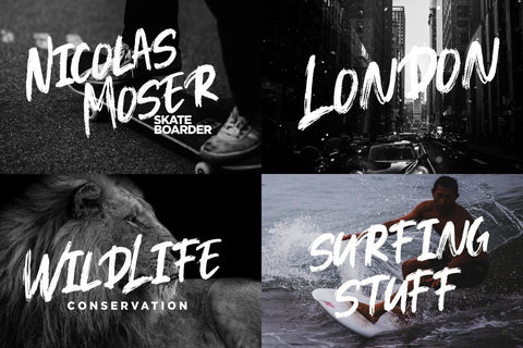 Sadhise Handdrawn Gothic Brush Font Creatype Studio 