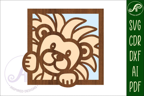 Safari animal wall art SVG laser cut file, wall decor SVG APInspireddesigns 
