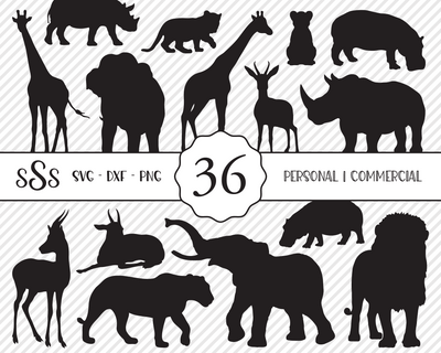 Safari Wildlife Super Bundle | Outdoor SVG SVG Texas Southern Cuts 