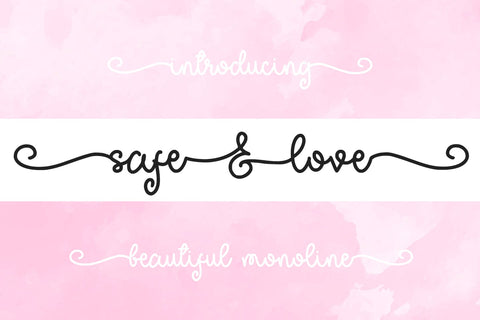 Safe Love Font Abo Daniel Studio 