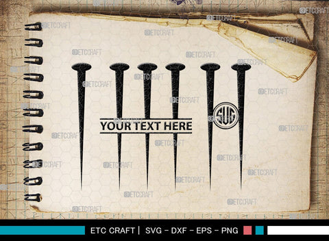 Safety Pin Monogram, Safety Pin Silhouette, Safety Pin SVG, Pin Svg, Open Safety Pin Svg, Closed Safety Pin Svg, SB00210 SVG ETC Craft 