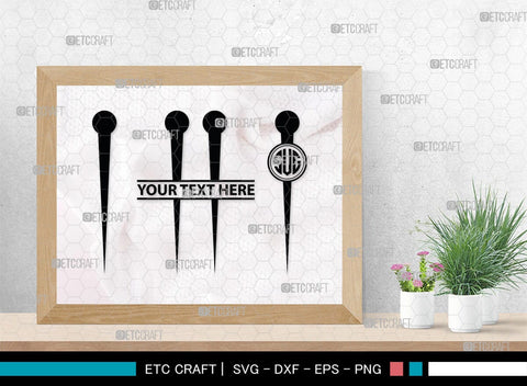 Safety Pin Monogram, Safety Pin Silhouette, Safety Pin SVG, Pin Svg, Open Safety Pin Svg, Closed Safety Pin Svg, SB00210 SVG ETC Craft 