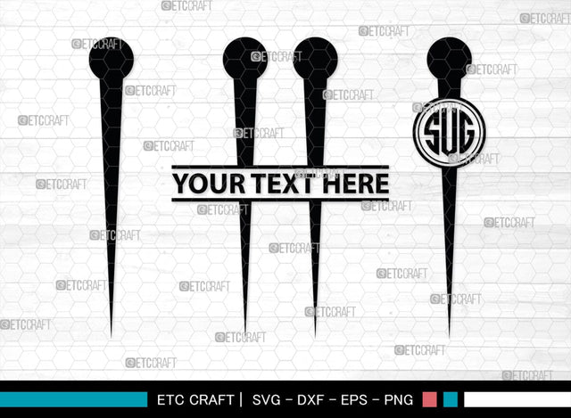 Safety Pin Monogram, Safety Pin Silhouette, Safety Pin SVG, Pin Svg, Open Safety Pin Svg, Closed Safety Pin Svg, SB00210 SVG ETC Craft 