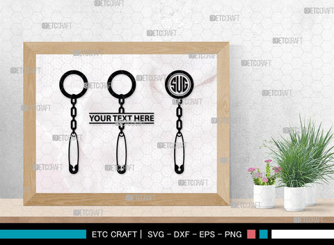 Safety Pin Monogram, Safety Pin Silhouette, Safety Pin SVG, Pin Svg, Open Safety Pin Svg, Closed Safety Pin Svg, SB00210 SVG ETC Craft 