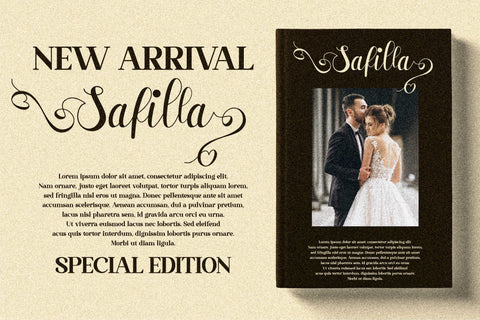 Safilla Font Letterena Studios 