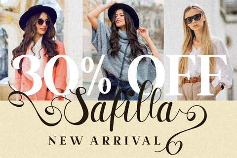 Safilla Font Letterena Studios 