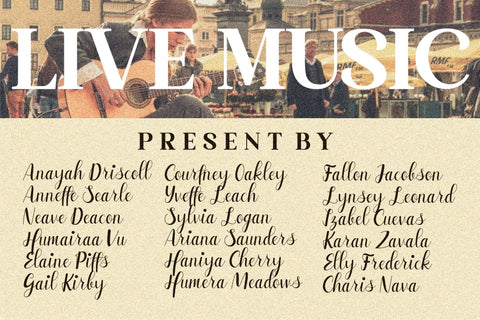 Safilla Font Letterena Studios 