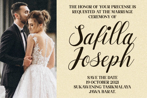 Safilla Font Letterena Studios 