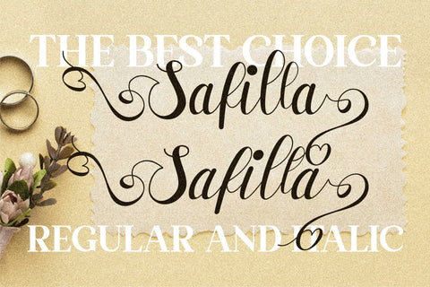 Safilla Font Letterena Studios 
