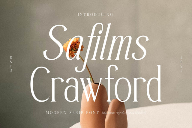 Safilms Crawford Typeface Font Storytype Studio 