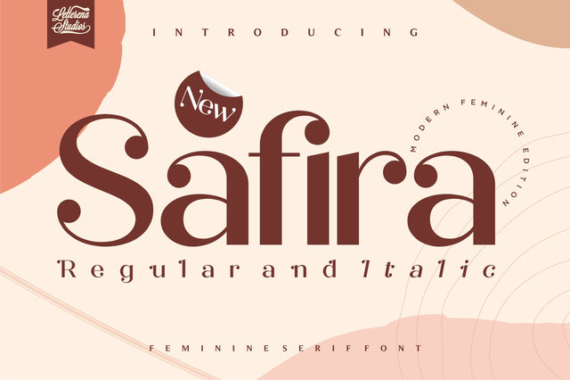 Safira Font Letterena Studios 