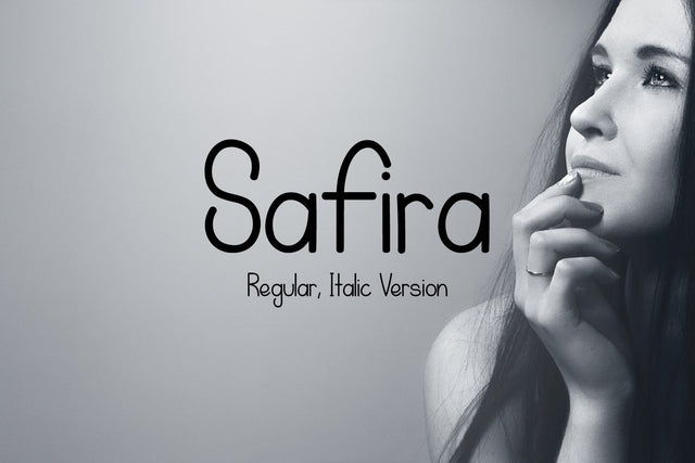 Safira Font zafrans studio 