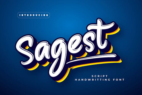 Sagest Font twinletter 