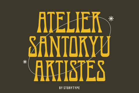 SAGITARION Typeface Font Storytype Studio 