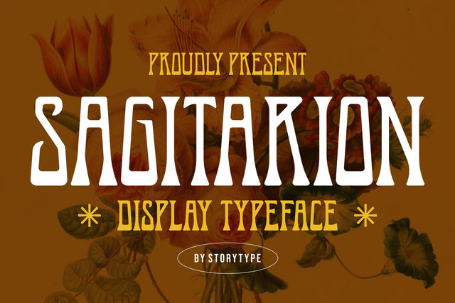 SAGITARION Typeface Font Storytype Studio 