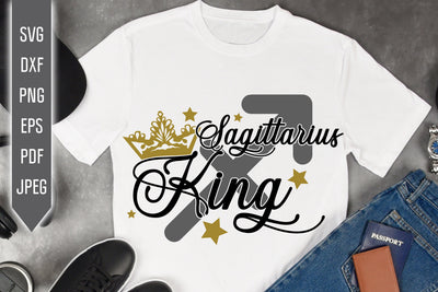 Sagittarius King Svg. Zodiac Sign Svg. Horoscope Svg. Sagittarius Sign Svg. Sagittarius Shirt. November Svg. Sagittarius Birthday Svg, dxf SVG Mint And Beer Creations 