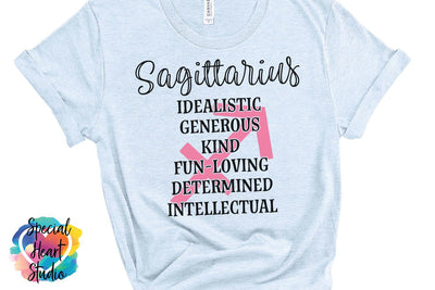 Sagittarius Zodiac Sign SVG Special Heart Studio 