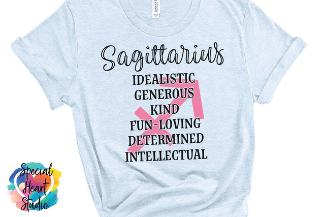 Sagittarius Zodiac Sign SVG Special Heart Studio 