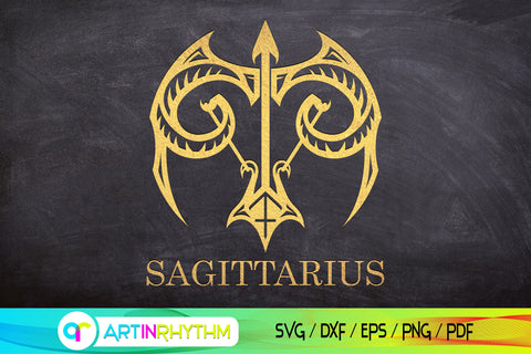Sagittarius Zodiac sign svg SVG Artinrhythm shop 