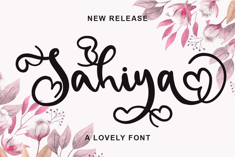Sahiya Font Fallen Graphic Studio 