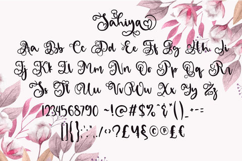 Sahiya Font Fallen Graphic Studio 