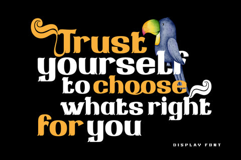 Saikend | Display Hero Font Font twinletter 