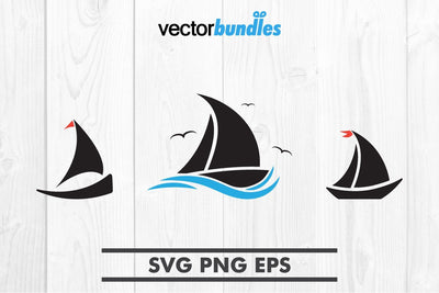 Sailboat clip art svg SVG vectorbundles 