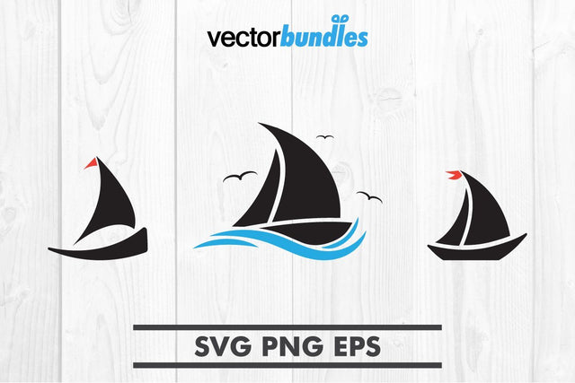 Sailboat clip art svg SVG vectorbundles 