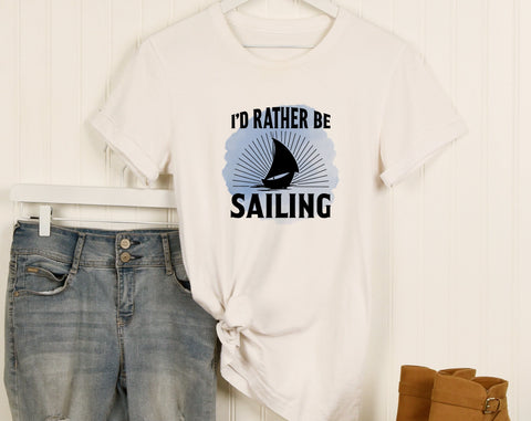 Sailing Sublimation Designs Bundle, 6 Sailing Quotes PNG Files, Born To Sail PNG, I'd Rather Be Sailing PNG, Life Is Better On The Sailboat PNG Sublimation HappyDesignStudio 