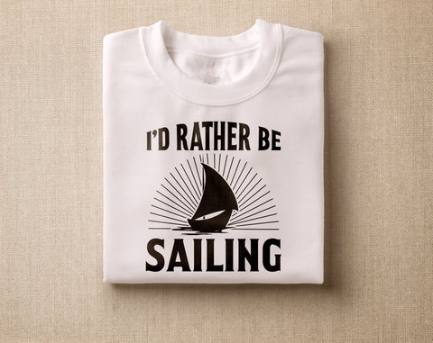 Sailing SVG Bundle, 6 Designs, Sailing Quotes SVG, Life Is Better On The Sailboat SVG, Sailing Is My Favorite Therapy SVG, I'd Rather Be Sailing SVG SVG HappyDesignStudio 