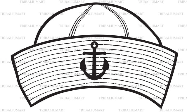 Sailor hat SVG TribaliumArtSF 