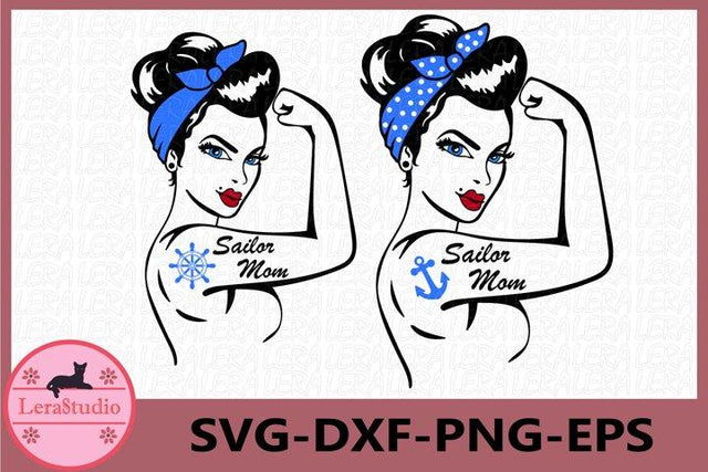 Sailor Mom Svg SVG Lerastudio 