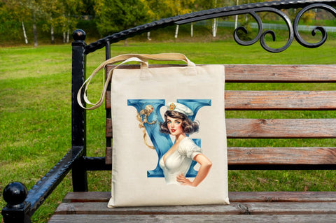 Sailor Pin Up Girls Clipart Bundle Sublimation Regulrcrative 
