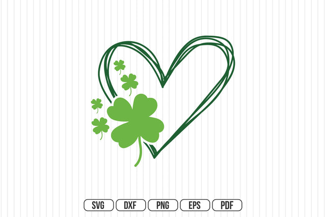 Saint Patrick's Day Heart SVG SVG shah alam 