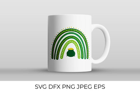 Saint Patricks Day rainbow. Cute Rainbow SVG SVG LaBelezoka 