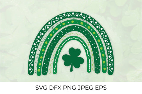 Saint Patricks Day rainbow SVG. Cute St. Patricks Day decorations SVG LaBelezoka 