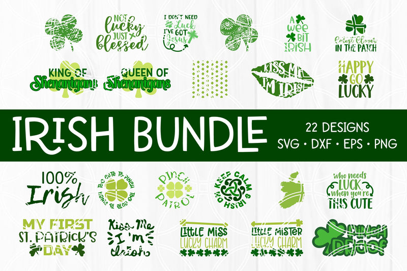 Saint Patricks Day SVG Bundle SVG SavanasDesign 