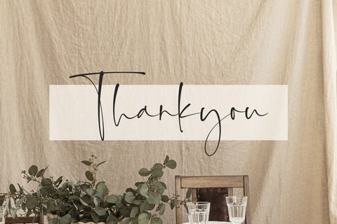 Saint Timothy - Modern Signature font Font Timur type 